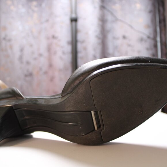 Pashion Women’s Convertible Heels & Flats Size 9 Black 2-in-1 Versatile Shoes - Picture 12 of 13